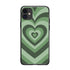 Soft Silicone Latte Pink Purple Color Love Heart Phone Cover Cases for iphone 14 13 6 6S 7 8 Plus X Xs XR 11 12 Pro Max Black Love Heart Coffee Latte Pattern Silicone Protective Cover Compatible for iPhone