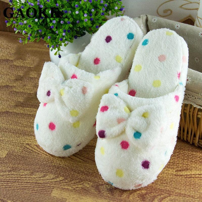 Soft Slipper Womens Home Plush House Winter Warm Slippers Soft Indoors Bedroom Slippers With Memory Foam Comfortable Slip On House Shoes Warm Fur Lined Slippers
