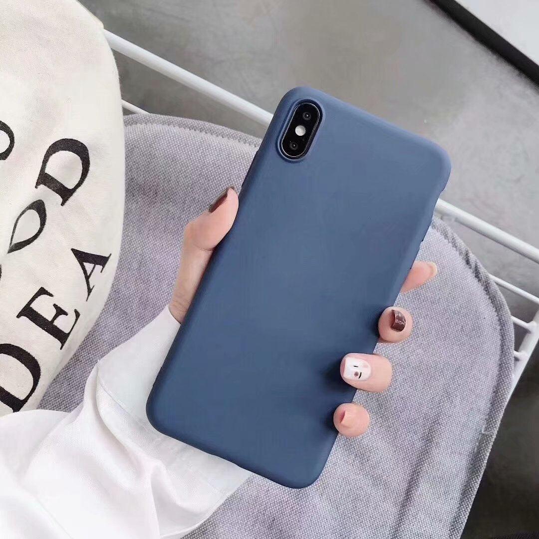 Soft Smooth Touch Xiaomi Phone Case Silicone Shockproof Thin Cover Suitable for Xiaomi Redmi 9 9A 9C 9i 9AT 9 Prime Luxury Liquid Silicone Solid Color Soft Leather Candy Color Shockproof Case