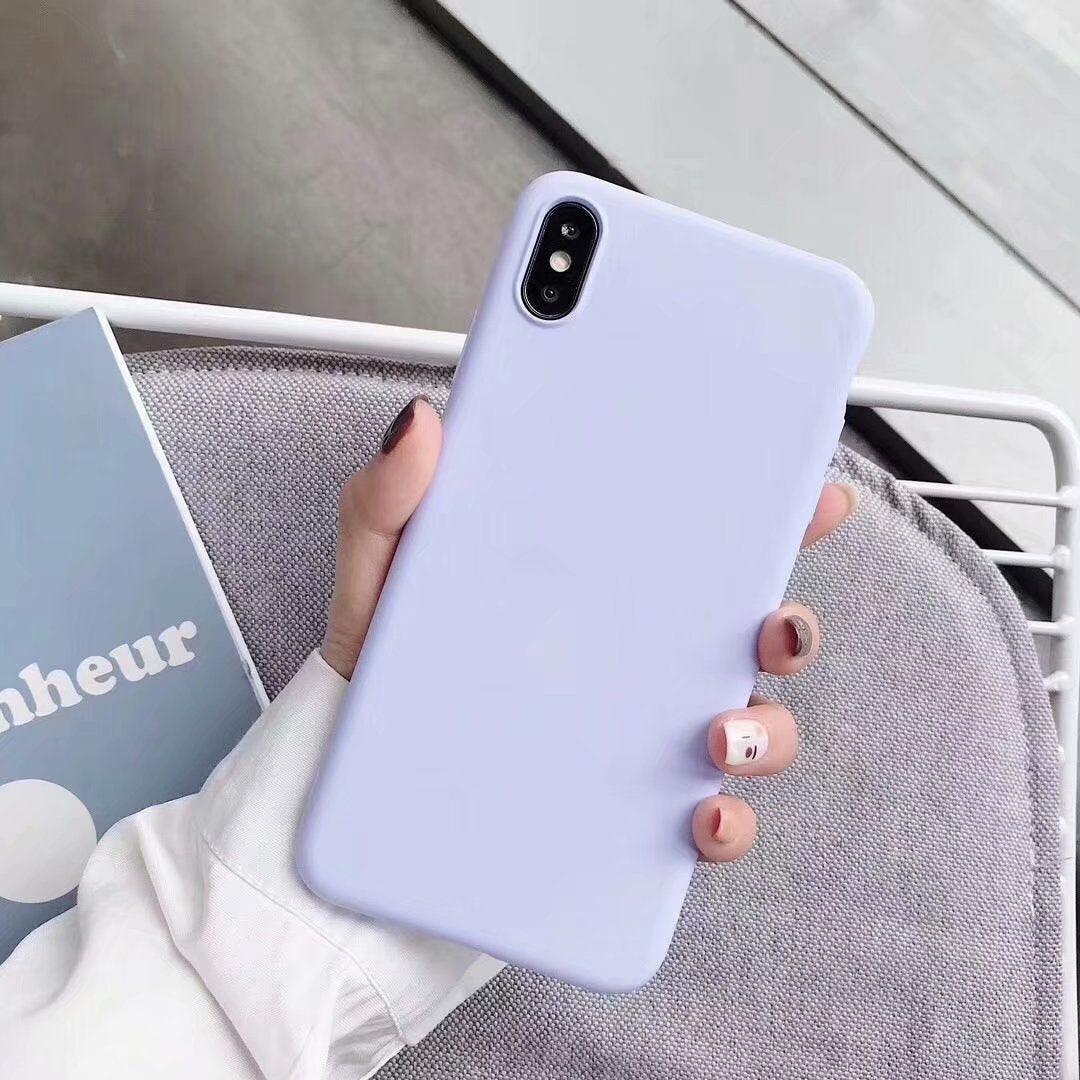 Soft Smooth Touch Xiaomi Phone Case Silicone Shockproof Thin Cover Suitable for Xiaomi Redmi 9 9A 9C 9i 9AT 9 Prime Luxury Liquid Silicone Solid Color Soft Leather Candy Color Shockproof Case