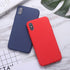 Soft Smooth Touch Xiaomi Phone Case Silicone Shockproof Thin Cover Suitable for Xiaomi Redmi 9 9A 9C 9i 9AT 9 Prime Luxury Liquid Silicone Solid Color Soft Leather Candy Color Shockproof Case