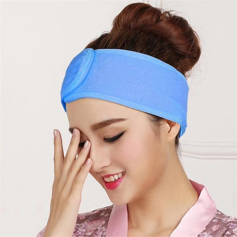 Soft Toweling Hair Accessories Girls Headbands for Face Washing Bath Makeup Hair Band Women Adjustable SPA Facial Headband Gorgeous Hair Accessories For Women