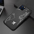 Soild Black Globe Plane Map Phone Case For iPhone 14 13 11 12 Pro X XR XS Max SE 7 8 Plus 6 6s Shockproof Soft Ultra Slim Fit iPhone Case Liquid Silicone Gel Cover with Full Body Protection Anti-Scratch Shockproof Case