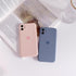 Solid Candy Color Love Heart Phone Case For iPhone 12 Mini 11 Pro Max XR XsMax 13 7 8Puls Cases Soft Silicone Luxury Heart Phone Case Cute Side Small Pattern Soft Shockproof Full Camera Lens Protective Cover