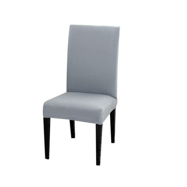 Solid Color Chair Covers Elastic Stretch Protection Case Slipcovers for Wedding Restaurant Home Kitchen Dining Chair Cover Dining Chair Slipcovers Stretch Parsons Chair Covers Sets Chiar Protector Removable Washable Elastic for Ktichen Dining Room