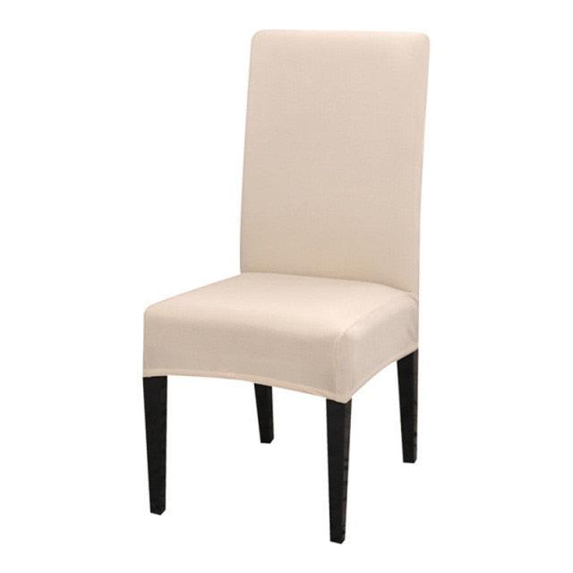 Solid Color Chair Covers Elastic Stretch Protection Case Slipcovers for Wedding Restaurant Home Kitchen Dining Chair Cover Dining Chair Slipcovers Stretch Parsons Chair Covers Sets Chiar Protector Removable Washable Elastic for Ktichen Dining Room