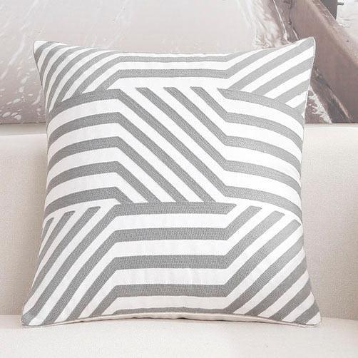 Solid Geometric Cushion Cover Pink Gray Blue Modern Decorative Throw Pillow Case Cushion Case for Room Bedroom Room Decorative Sofa Cushions Throw Pillows Cotton Pillow Covers Pillowcases 45x45