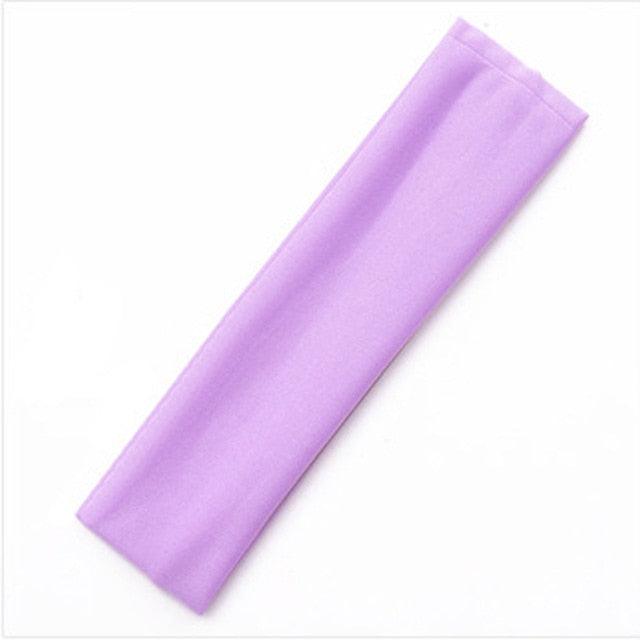 Solid Sports Headband Women Fashion Elastic Hair Bands Running Fitness Yoga Headwear Female Stretch Wash Makeup Gorgeous Hair Accessories For Women