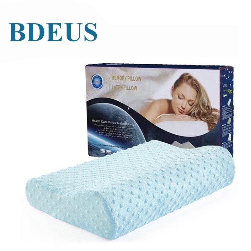 Space Memory Cotton Pillow Bed Orthopedic Pillow For Cervical Pillow Slow Rebound Adult Neck Guard Pillow Sleep Pillow Orthopedic Contour Memory Foam Neck Pillow for Pain Relief Sleeping Bed Pillow for Sleeping Ergonomic Cervical Pillow for Neck Pain