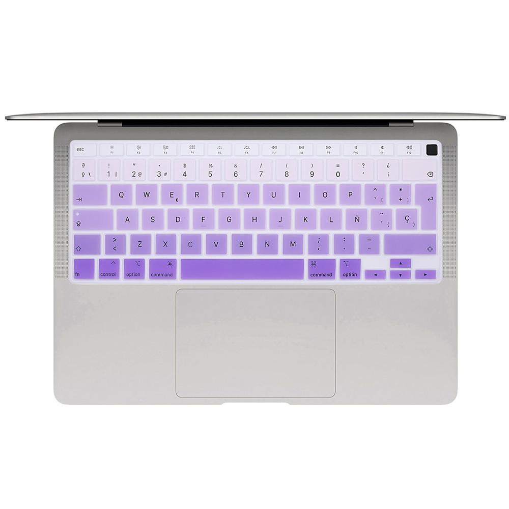 Spanish Laptop color silicone Keyboard Cover For Macbook Air 13 A2179  Protective film keyboard case For Apple Air13 2020  New