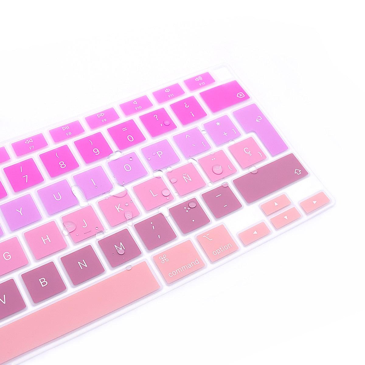 Spanish Laptop color silicone Keyboard Cover For Macbook Air 13 A2179  Protective film keyboard case For Apple Air13 2020  New