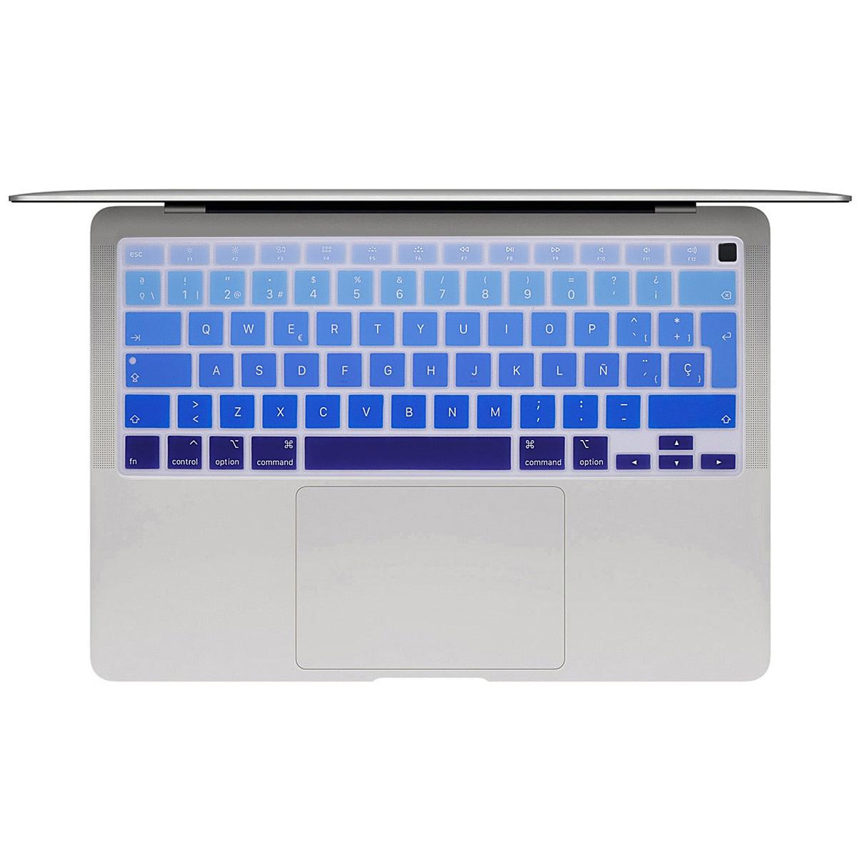 Spanish Laptop color silicone Keyboard Cover For Macbook Air 13 A2179  Protective film keyboard case For Apple Air13 2020  New