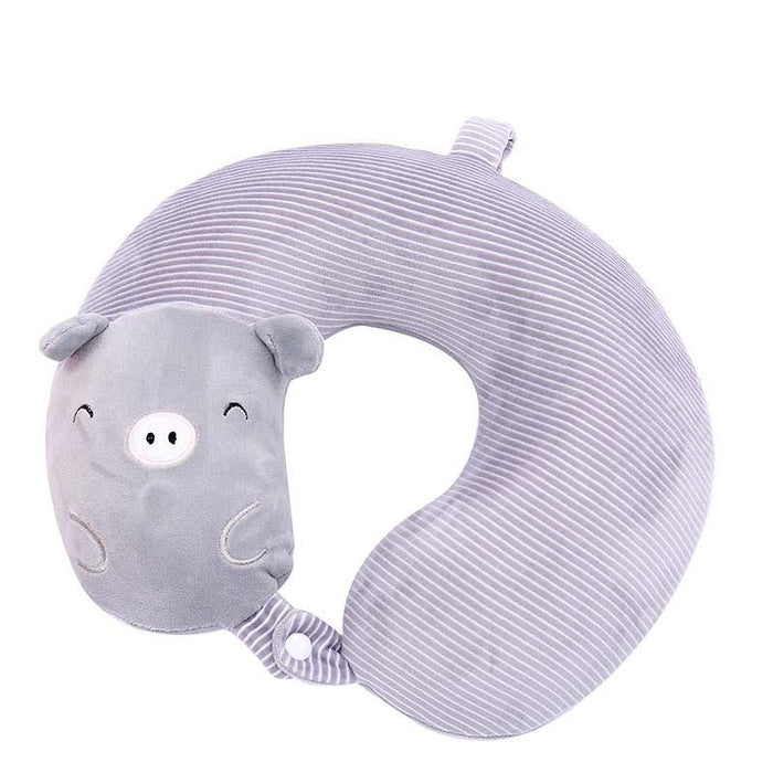 Special U-shaped Animal Shape Neck Pillow Rest Plush Pillow Travel Pillow Cartoon Animal Car Headrest Dolls Airplane Pillow Travel Pillow Cartoon U Shape Travel Pillow Car Neck Support Rest Cushion For Airplane Bus Train Home Office Soft Plush
