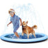 Splash Sprinkler Pad for Dogs Kids Non-Slip Thicken Dog Pool with Sprinkler Pet Summer Outdoor Play Water Mat Toys for Pet Dogs Splash Sprinkler Pad for Dogs Non-Slip Thicken Sprinkler Pool for Summer Outdoor