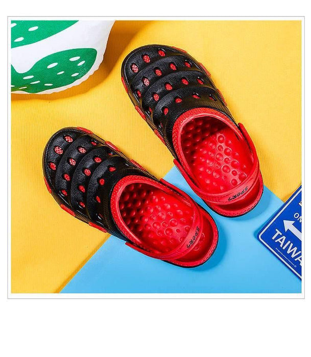 Sport Summer Flip Flop Slipper Mans Summer Sandals Working Gym Non Slip Water Shoes With Adjustable Strap Lightweight Slip On Leather Clogs
