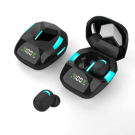 Sports Wireless Wearable Music Headphones Sweatproof LED Display Wireless Charging Case Bluetooth 5.1 Headset Game Real Earphone Radio In-ear Driver Headphones Earbuds For Outdoor Workout