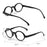 Spring Hinge Round Style  Reading Glasses For  Women And  Men Diopter Magnifier  Glasses In  Black   Sunglasses For Ladies Eyewear Small Frame  Glasses