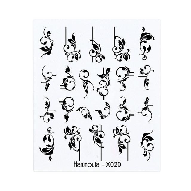 Spring Simple Green Theme Water Decal Sticker Flower Leaf Tree Summer Slider For Manicuring Nail Art Watermarks Art Decoration Manicure Tools Nail Watermark Decals iridescent Decoration Nail Self-Adhesive Decals Nail Stickers Water Transfer Fresh Nail