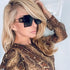 Square Oversized Sunglasses for Women Men Flat Top Fashion Shades Big Frame Sunglasses For Women With Hollow Glasses & New Legs Fashionable Sunglasses For Men & Women