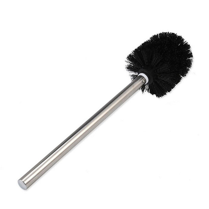 Stainless Steel Bathroom Toilet Brush Kitchen Cleaning Brush Silver Toilet Brush Scrubber Bathroom Cleaning Toilet Brush With Holder Cleaner Brushes For Bathroom Cleaning