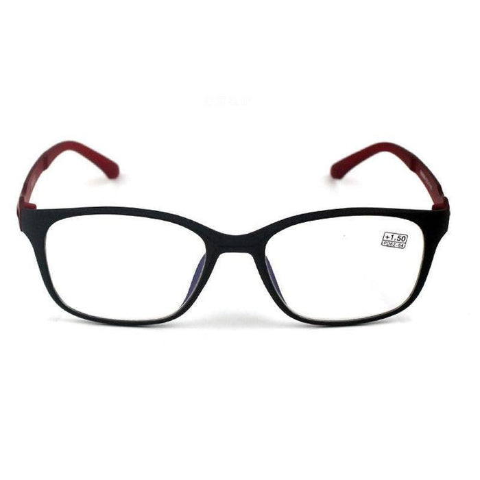 Stylish Reading Glasses For Men Anti Blue Rays blocking Eyeglasses & Antifatigue Computer Eyewear Square Multifocal Progressive Reading Glasses For Men and women