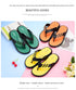 Summer Flip-flops Man Slippers Fashion Beach Shoes Men's Fashion Shoes Non-slip For Home And Sport Cushion Beach Slippers Thong Sandals Indoor And Outdoor Beach Flip Flop