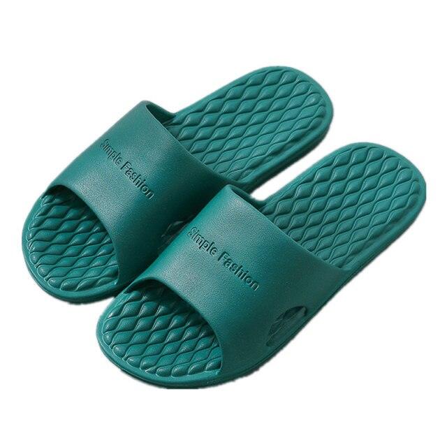 Summer Home Mens Slippers Simple Black White Shoes Non-Slip Bathroom Slides Flip Flops Indoor Women Slippers Soft Slides Slippers For Men Cloud Cushioned Slides Thick Non-Slip Pool Gym House Slipper