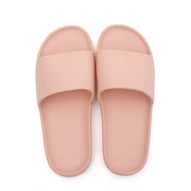 Summer Home Mens Slippers Simple Black White Shoes Non-Slip Bathroom Slides Flip Flops Indoor Women Slippers Soft Slides Slippers For Men Cloud Cushioned Slides Thick Non-Slip Pool Gym House Slipper