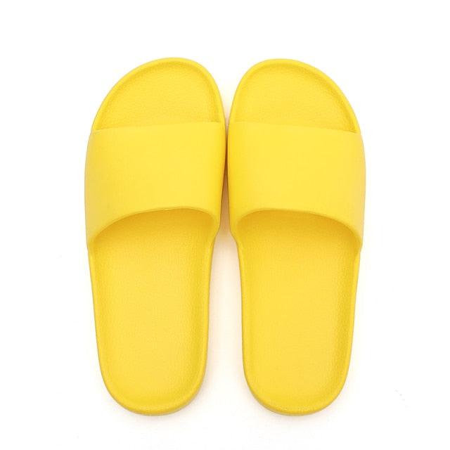 Summer Home Mens Slippers Simple Black White Shoes Non-Slip Bathroom Slides Flip Flops Indoor Women Slippers Soft Slides Slippers For Men Cloud Cushioned Slides Thick Non-Slip Pool Gym House Slipper