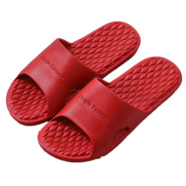 Summer Home Mens Slippers Simple Black White Shoes Non-Slip Bathroom Slides Flip Flops Indoor Women Slippers Soft Slides Slippers For Men Cloud Cushioned Slides Thick Non-Slip Pool Gym House Slipper
