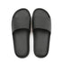 Summer Home Mens Slippers Simple Black White Shoes Non-Slip Bathroom Slides Flip Flops Indoor Women Slippers Soft Slides Slippers For Men Cloud Cushioned Slides Thick Non-Slip Pool Gym House Slipper