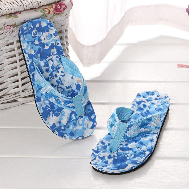 Summer Women Flip Flops Shoes Sandals Camouflage Outdoor Beach Shoes Slippers Daily Wear Casual Slippers Comfort Thong Style Flip Flops Sandals For Women With Arch Support For Comfortable Walk