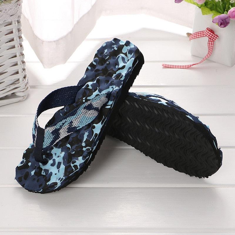 Summer Women Flip Flops Shoes Sandals Camouflage Outdoor Beach Shoes Slippers Daily Wear Casual Slippers Comfort Thong Style Flip Flops Sandals For Women With Arch Support For Comfortable Walk