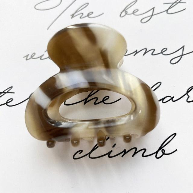 Sweet Mini Acetate Hair Clip for Women Girls Hair Claw Chic Barrettes Crab Hairpins Styling Claw Clips Fashion Hair Gorgeous Hair Accessories For Women