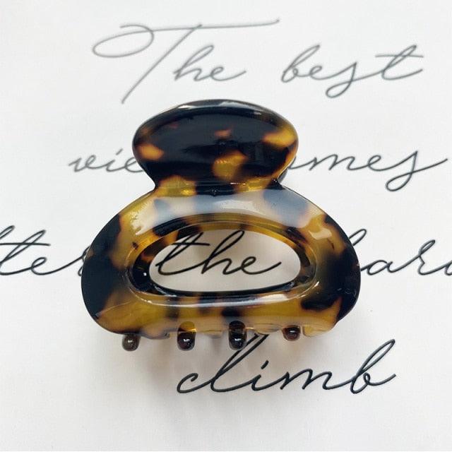 Sweet Mini Acetate Hair Clip for Women Girls Hair Claw Chic Barrettes Crab Hairpins Styling Claw Clips Fashion Hair Gorgeous Hair Accessories For Women