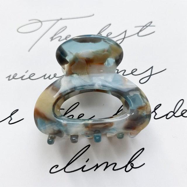 Sweet Mini Acetate Hair Clip for Women Girls Hair Claw Chic Barrettes Crab Hairpins Styling Claw Clips Fashion Hair Gorgeous Hair Accessories For Women