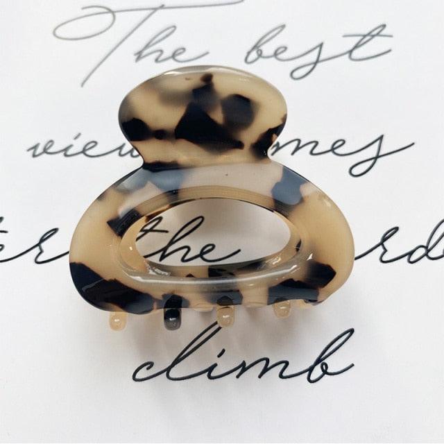 Sweet Mini Acetate Hair Clip for Women Girls Hair Claw Chic Barrettes Crab Hairpins Styling Claw Clips Fashion Hair Gorgeous Hair Accessories For Women