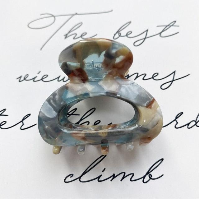 Sweet Mini Acetate Hair Clip for Women Girls Hair Claw Chic Barrettes Crab Hairpins Styling Claw Clips Fashion Hair Gorgeous Hair Accessories For Women