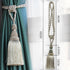 Tassel Curtain Tiebacks Home Decoration Handmade Curtain Holders Clips Hanging Balls Curtain Accessories Curtain Tie backs Curtain Handmade Tiebacks Decorative Curtain Holdbacks With Tassel