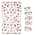 The New 3D Nail Sticker Cool English Letter stickers for nail Foil Love Heart Design Fashion Manicure Stickers Girls Manicure Decoration Nail Art Supplies 3D Self-Adhesive Nail Decals Designer Nail Stickers for Acrylic Nails