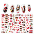 The New 3D Nail Sticker Cool English Letter stickers for nail Foil Love Heart Design Fashion Manicure Stickers Girls Manicure Decoration Nail Art Supplies 3D Self-Adhesive Nail Decals Designer Nail Stickers for Acrylic Nails