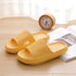 Thick Platform Bathroom Home Slippers Women Fashion Soft Sole EVA Indoor Slides Woman Sandals Summer Non-slip Flip Flops Quick Drying Open Toe Super Soft Comfy Thick Sole Home House Cloud Cushion Sandals For Indoor And Outdoor Platform Shoes