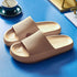 Thick Platform Bathroom Home Slippers Women Fashion Soft Sole EVA Indoor Slides Woman Sandals Summer Non-slip Flip Flops Quick Drying Open Toe Super Soft Comfy Thick Sole Home House Cloud Cushion Sandals For Indoor And Outdoor Platform Shoes