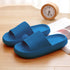 Thick Platform Bathroom Home Slippers Women Fashion Soft Sole EVA Indoor Slides Woman Sandals Summer Non-slip Flip Flops Quick Drying Open Toe Super Soft Comfy Thick Sole Home House Cloud Cushion Sandals For Indoor And Outdoor Platform Shoes