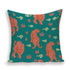 Tiger Cushion Case Autumn Jungle Home Decor Pillows Cases Leopard Printed Animal Throw Pillow Covers Decorative Pillowcase Soft Cushion Covers For Bedroom Sofa Bed Linen Pillow Covers 45X45CM