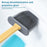 Toilet Brush Holder Sets Wall Hanging Household Floor Standing Soft Bristle Head Bathroom Cleaning Accessories Toilet Brush Set, Silicone Toilet Brush with Holder Wall Mounted With Toilet Bowl Brush And Holder Bendable Brush Head Holder Quickly Drying