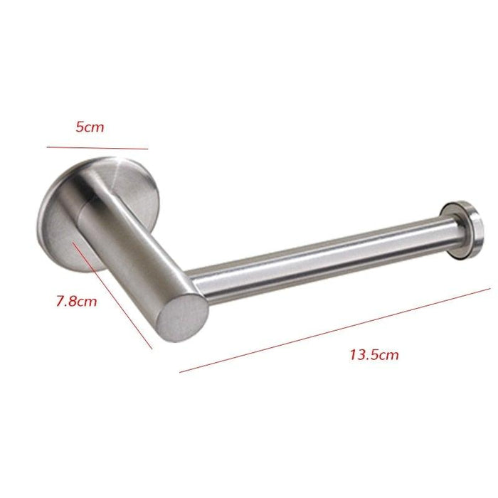 Toilet Wall Mount Toilet Paper Holder Stainless Steel Bathroom Kitchen Roll Paper Accessory Tissue Towel Accessories  Holders Modern Paper Roll Holder Wall Mount Tissue Roll Rack