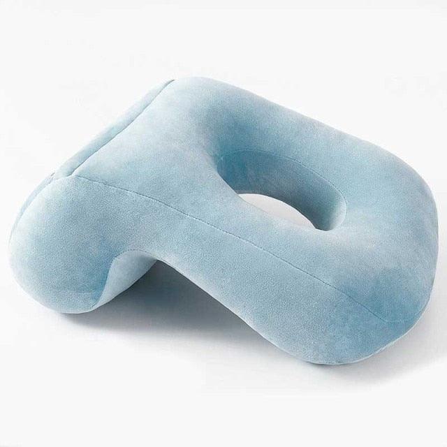 U-Shaped Desk Nap Pillow Neck Supporter Seat Cushion Headrest Travel Airplane Nap Pad  with Arm Rest Travel Pillow for Neck and Head  Comfort for Airplane Car and Desk Memory Foam Neck Pillow, Travel Pillow for Airplanes Car Camping Office School