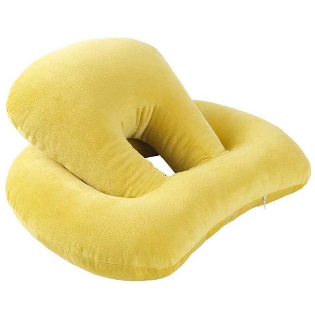 U-Shaped Desk Nap Pillow Neck Supporter Seat Cushion Headrest Travel Airplane Nap Pad  with Arm Rest Travel Pillow for Neck and Head  Comfort for Airplane Car and Desk Memory Foam Neck Pillow, Travel Pillow for Airplanes Car Camping Office School