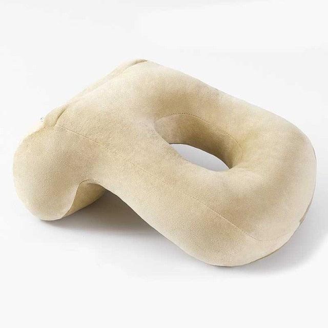 U-Shaped Desk Nap Pillow Neck Supporter Seat Cushion Headrest Travel Airplane Nap Pad  with Arm Rest Travel Pillow for Neck and Head  Comfort for Airplane Car and Desk Memory Foam Neck Pillow, Travel Pillow for Airplanes Car Camping Office School